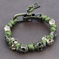 Jace Cole Forged Skull Bracelet