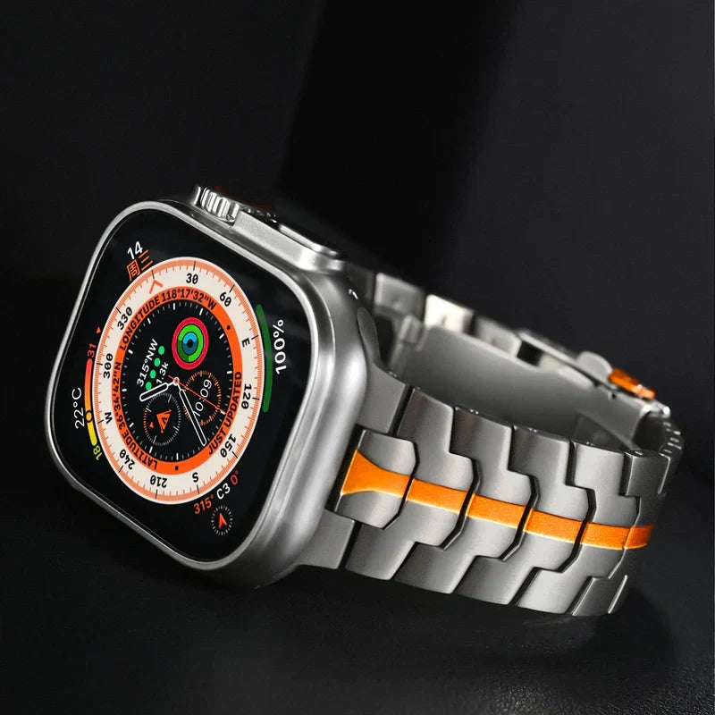 Highland Stainless Steel Apple Watch Band
