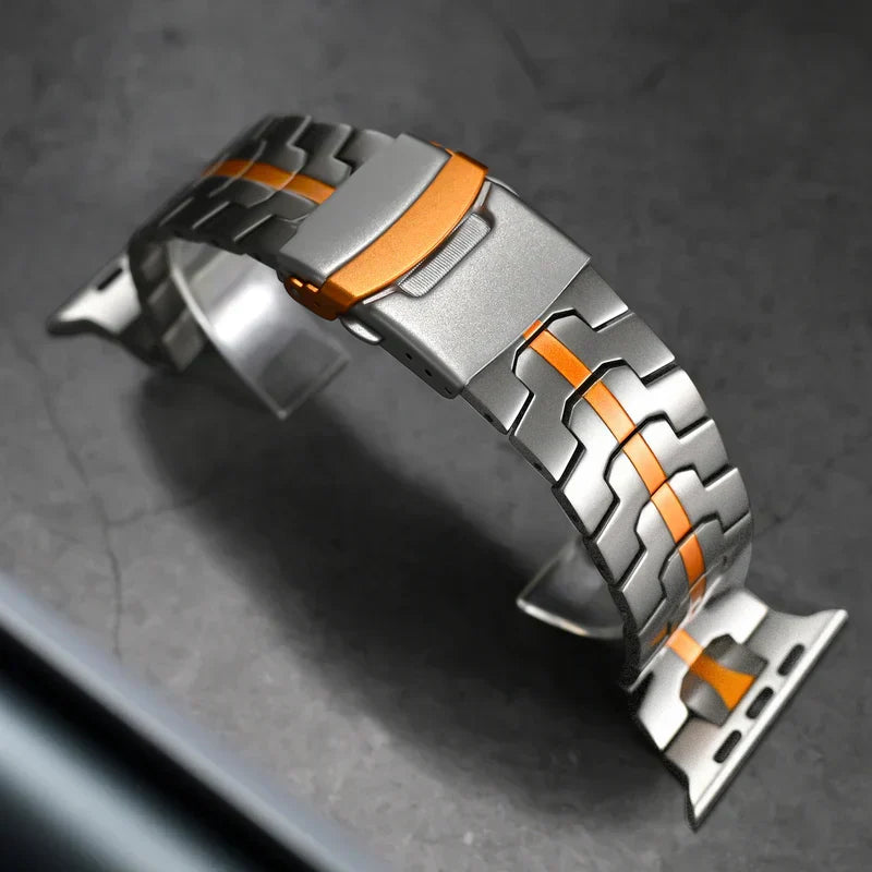 Highland Stainless Steel Apple Watch Band