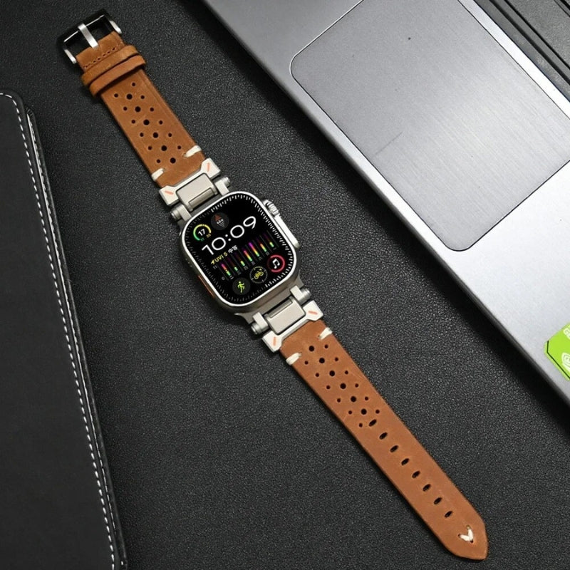 Heritage Touch Leather Apple Watch Band
