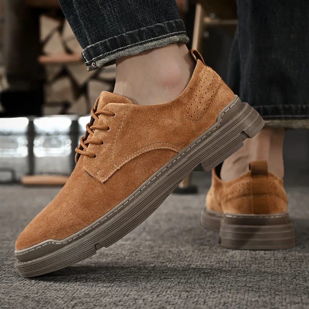 Renzo Suede Derby Shoes