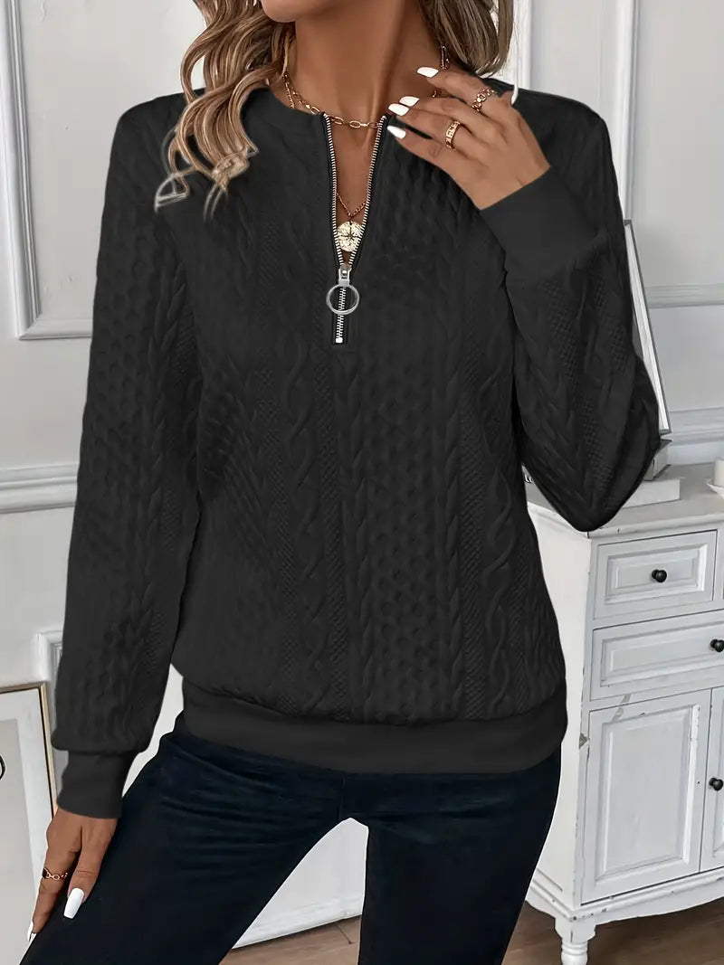 Nora Sweater with Zipper
