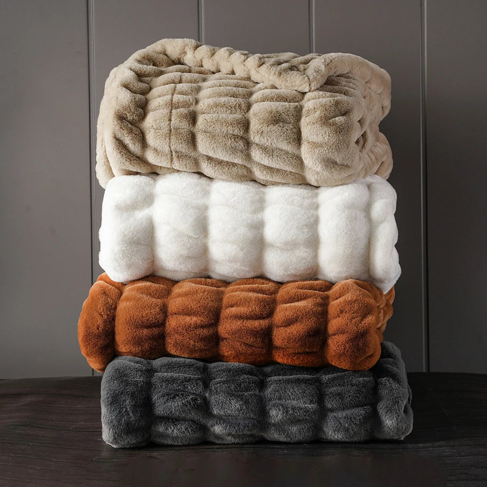 Heritage Plush Quilted Blanket