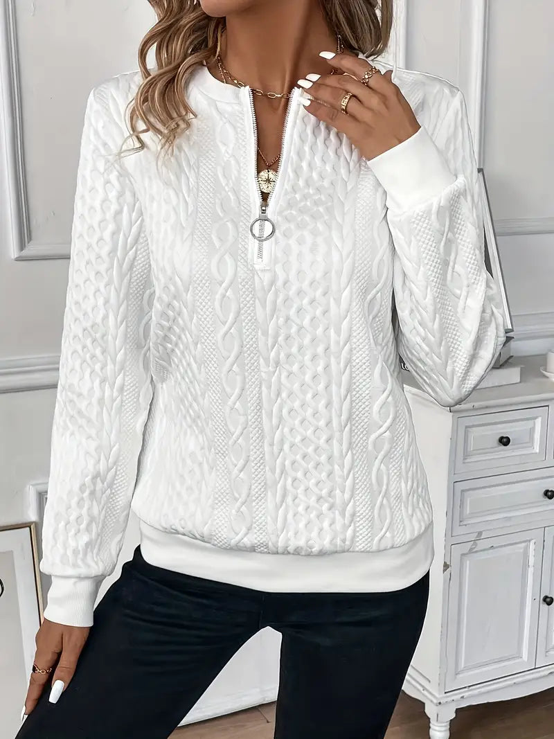 Nora Sweater with Zipper