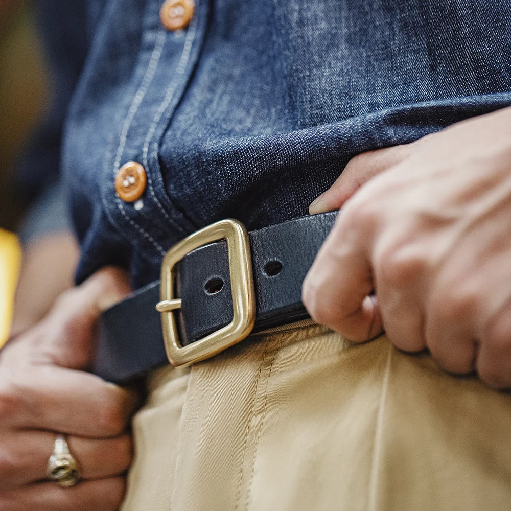 Graham Wells Leather Belt