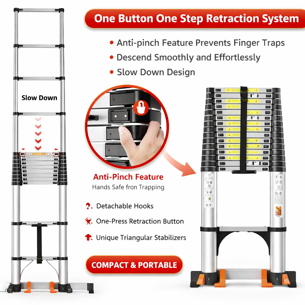 NUVAATECH™ Telescopic Ladder