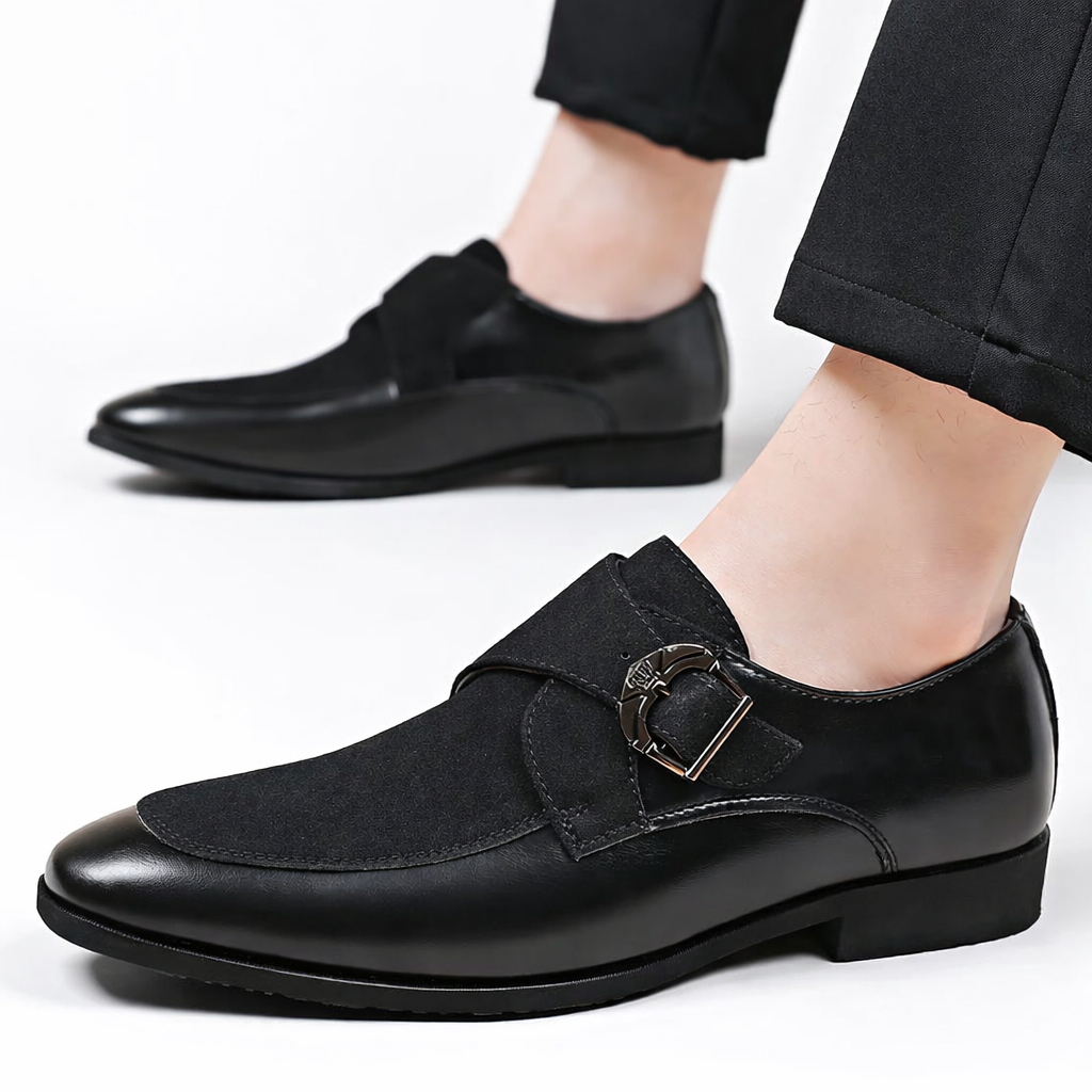 Don Harrison Suede Monk Shoe