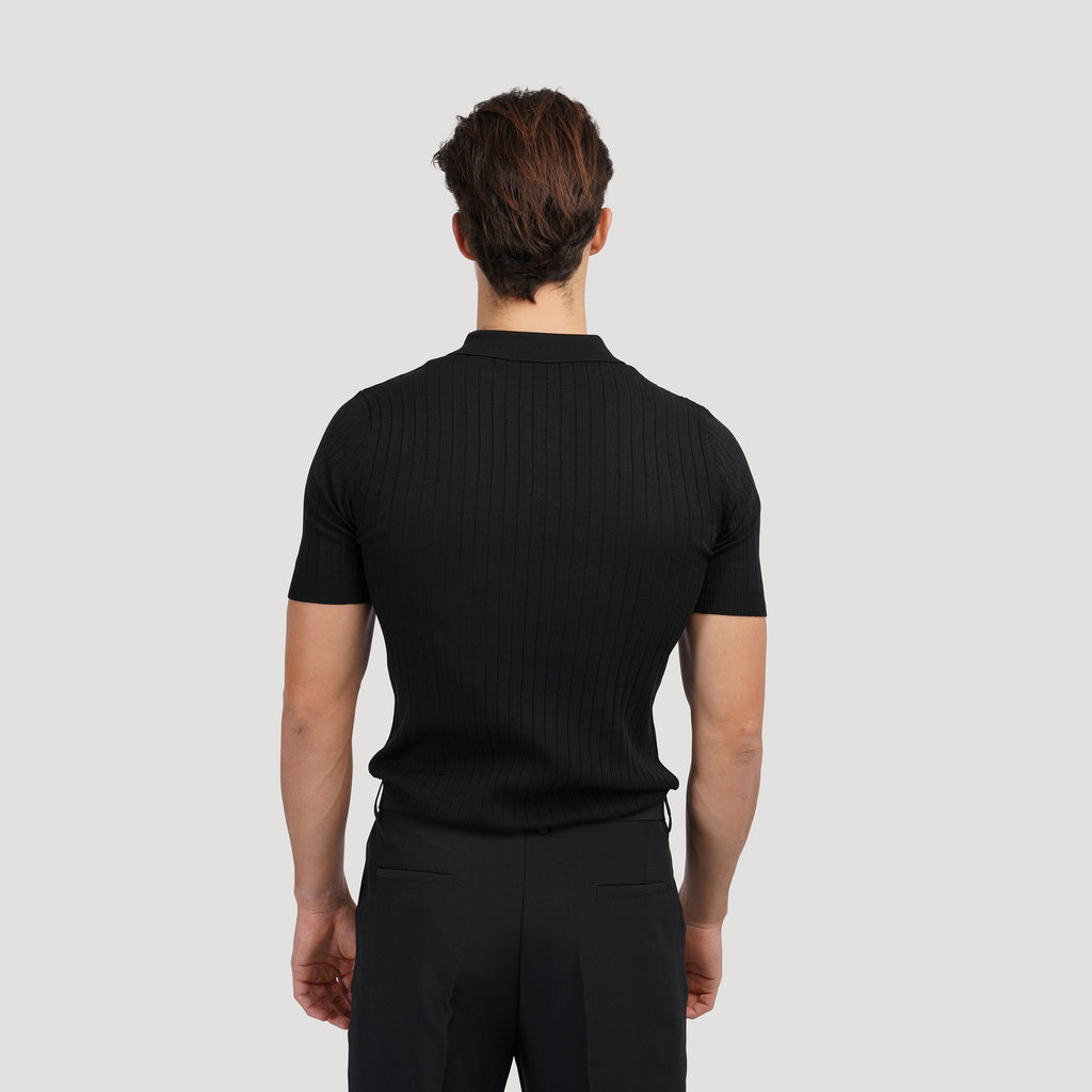 LANGFORD Knitted Polo Shirt