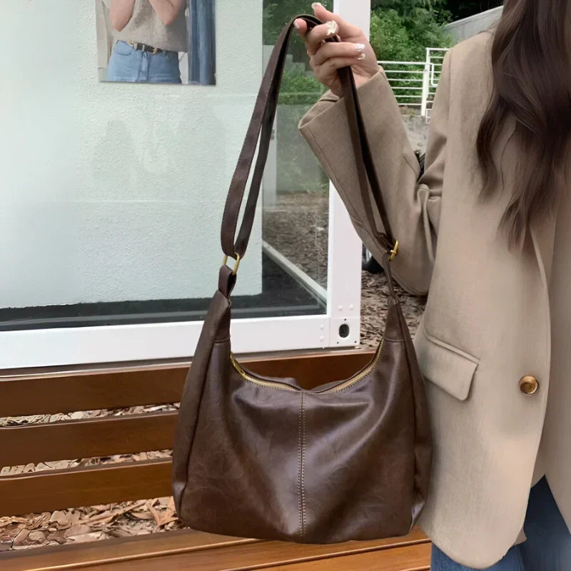 Valentina Monroe Leather Shoulder Bag