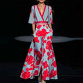 Sophia Grace V-Neck Maxi Dress