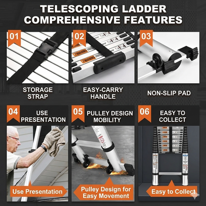 NUVAATECH™ Telescopic Ladder