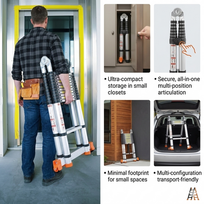 NUVAATECH™ Telescopic Ladder