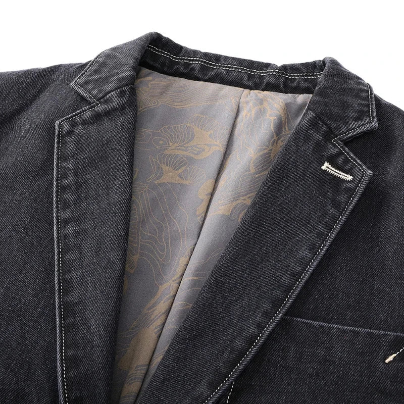 Lorenzo Don Denim Blazer
