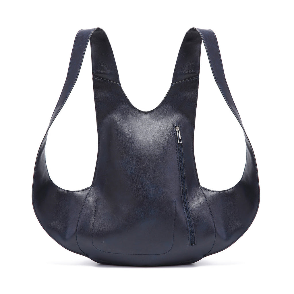 Parla Curve Leather Backpack