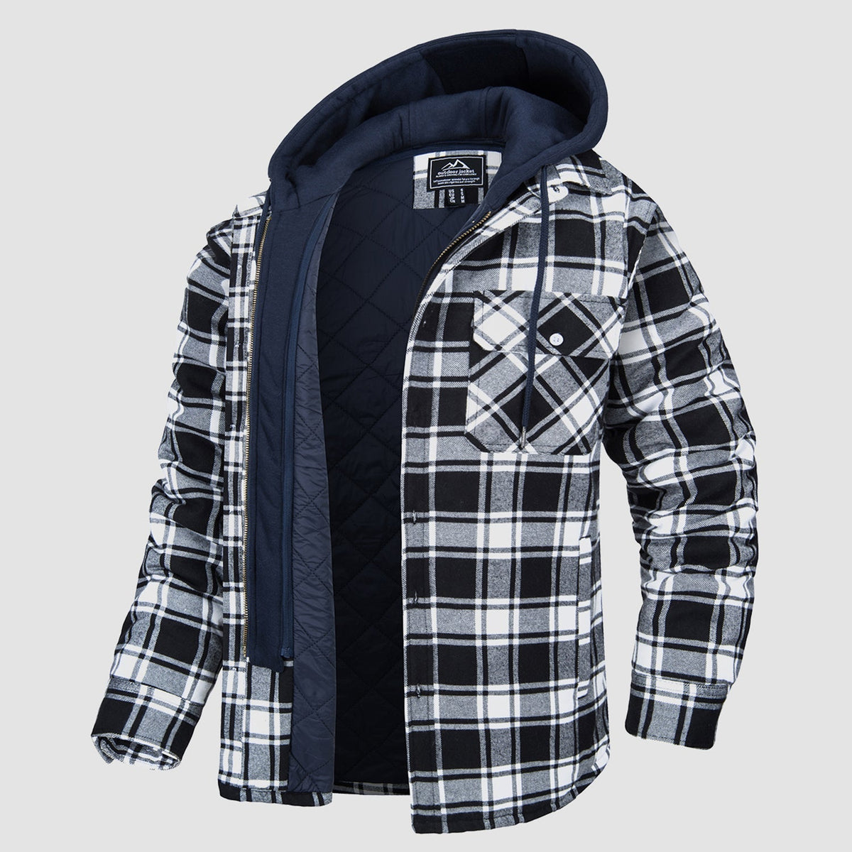 Santino Flannel with Removable Hood