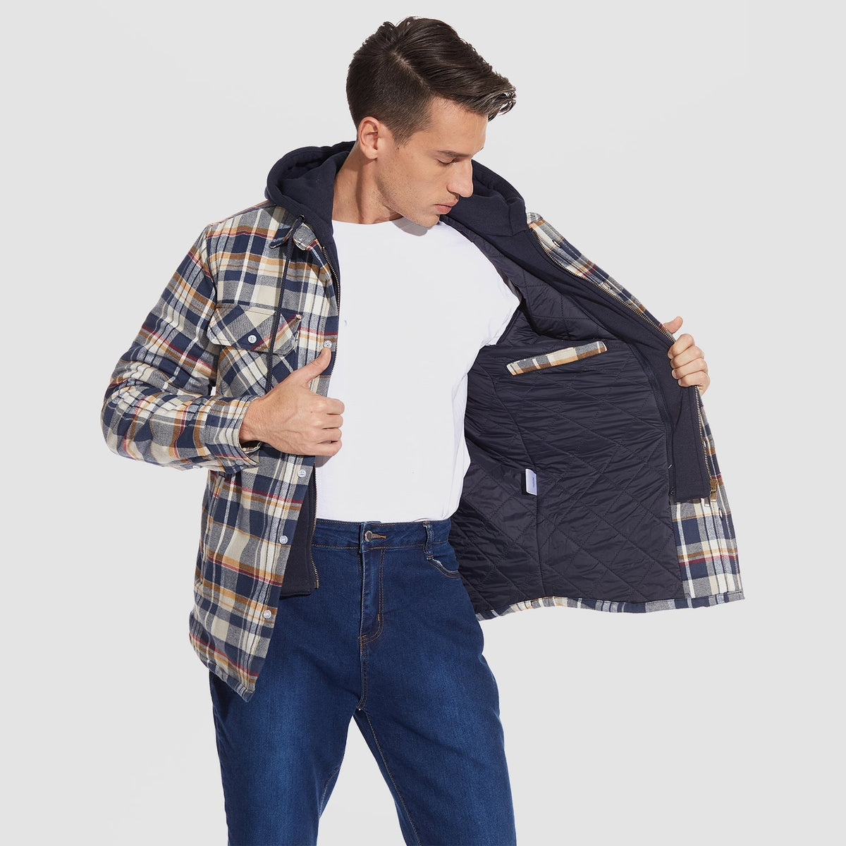 Santino Flannel with Removable Hood