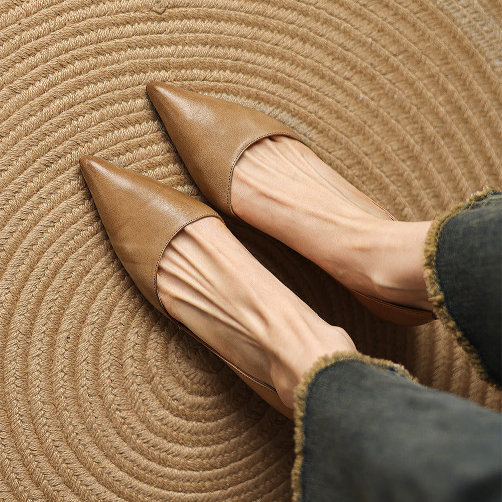 Cara Madson Genuine Leather Heels