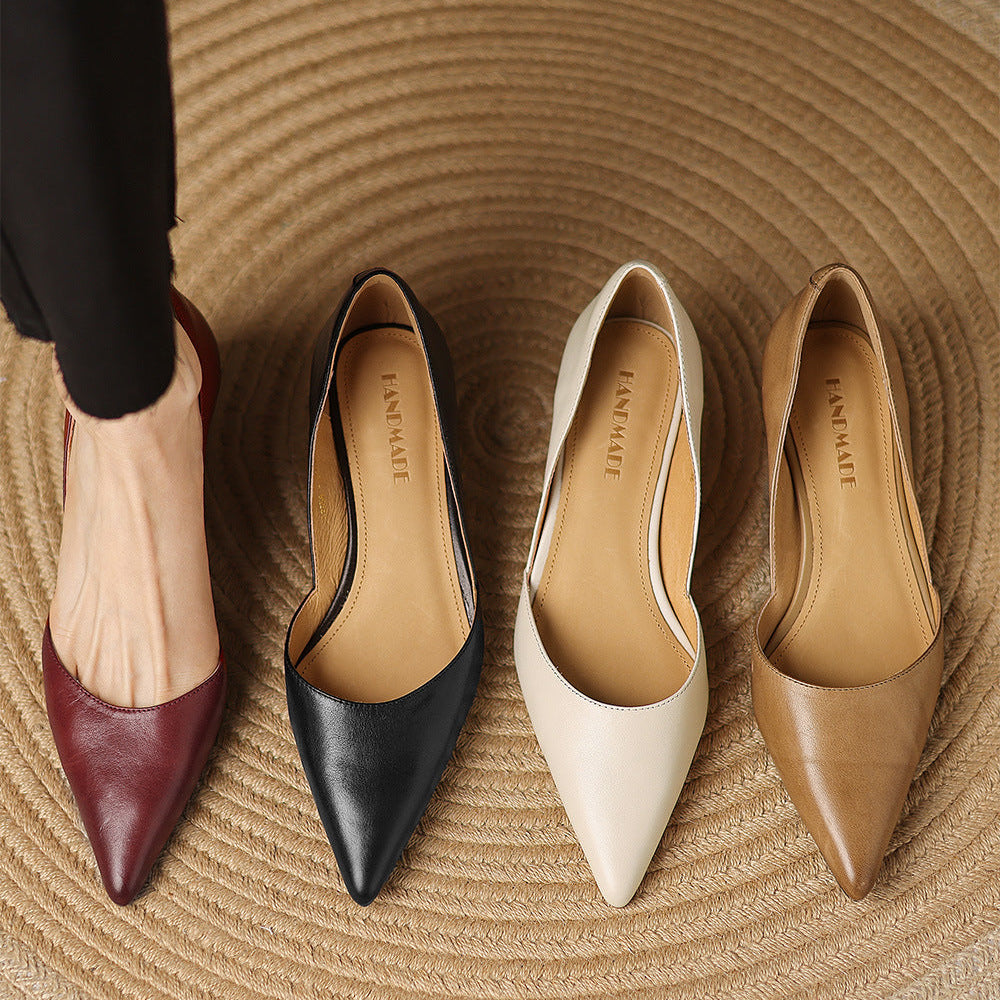 Cara Madson Genuine Leather Heels
