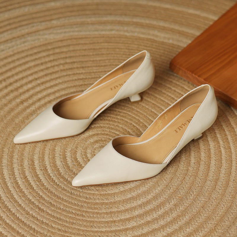 Cara Madson Genuine Leather Heels