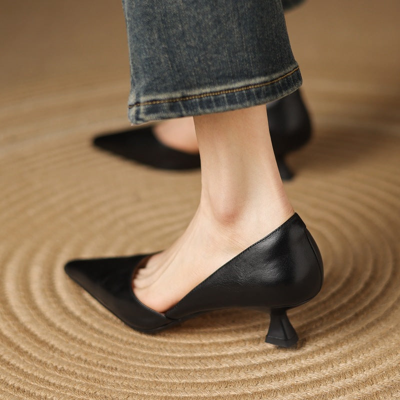 Cara Madson Genuine Leather Heels