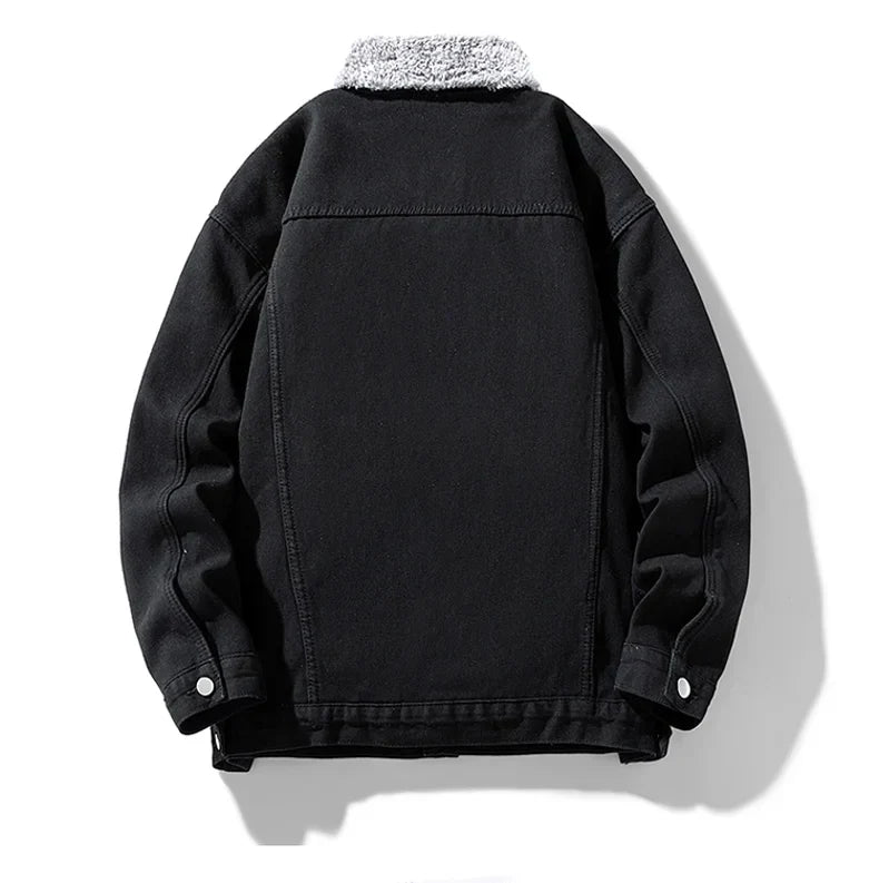 Tom Pierson Denim Fleece Jacket