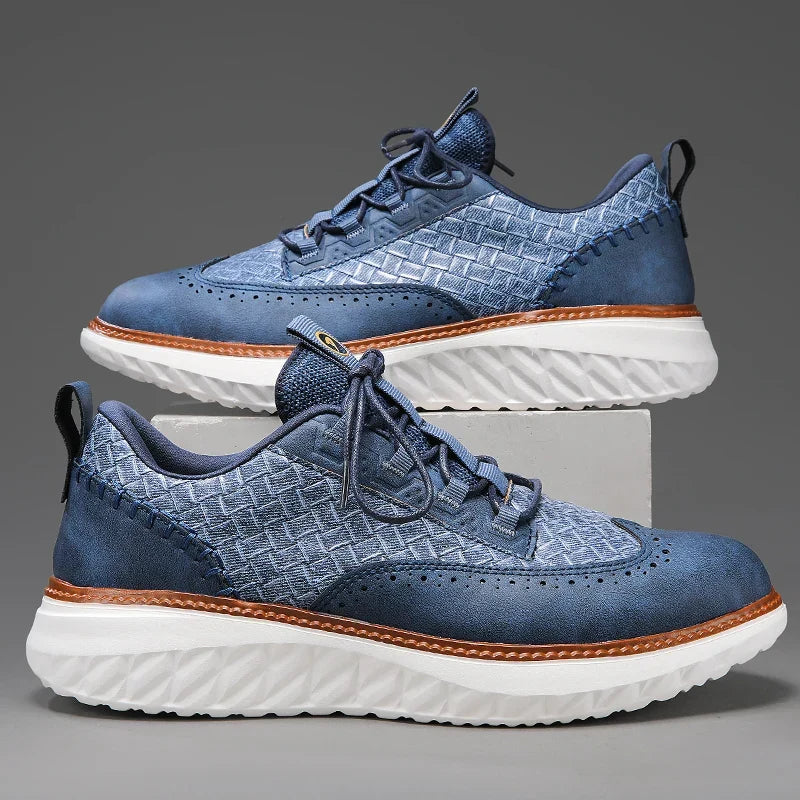 Logan Pierce Textured Sneakers