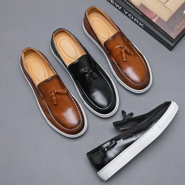 Nick Roy Leather Loafers