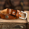 Montreal Saddle Ridge Leather Belt