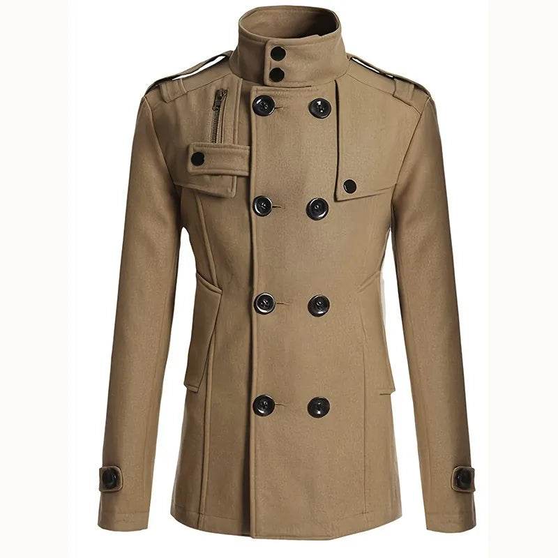 William Stone Double-Breasted Coat