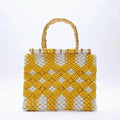 Heritage Macrame Bamboo Handle Bag
