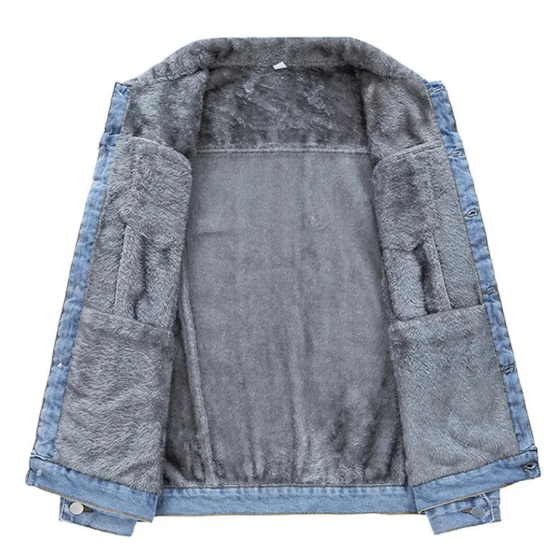 Tom Pierson Denim Fleece Jacket