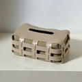 Cameron Leather Tissue Holder