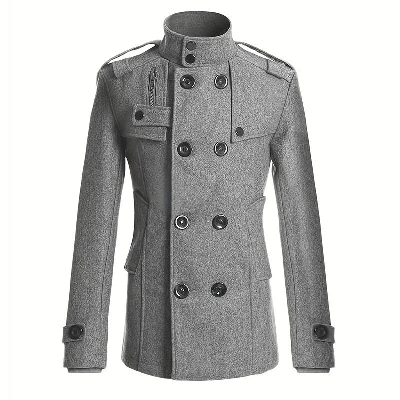 William Stone Double-Breasted Coat