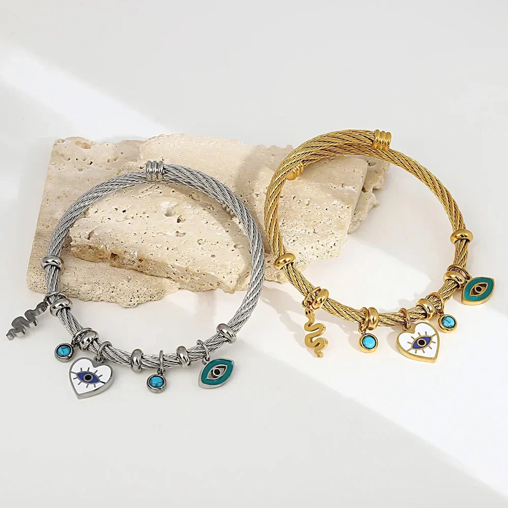 Evil Eye Charm Bracelet