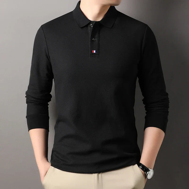 Sebastian Clarke Long Sleeve Polo Shirt