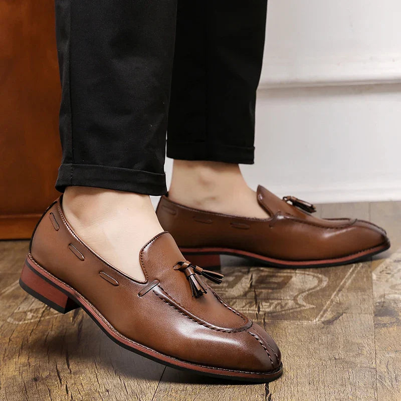 Austin Reed Polished Leather Loafer