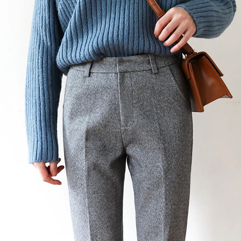 Clara Woods Herringbone Trousers
