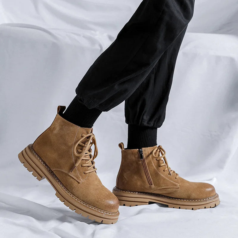 Jack Harrington Leather Ankle Boots