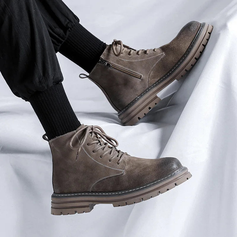 Jack Harrington Leather Ankle Boots