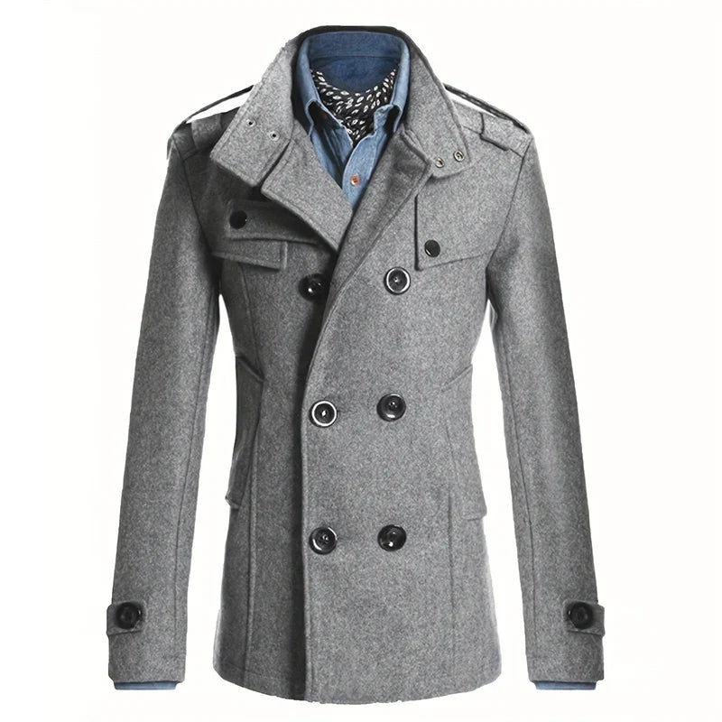 William Stone Double-Breasted Coat