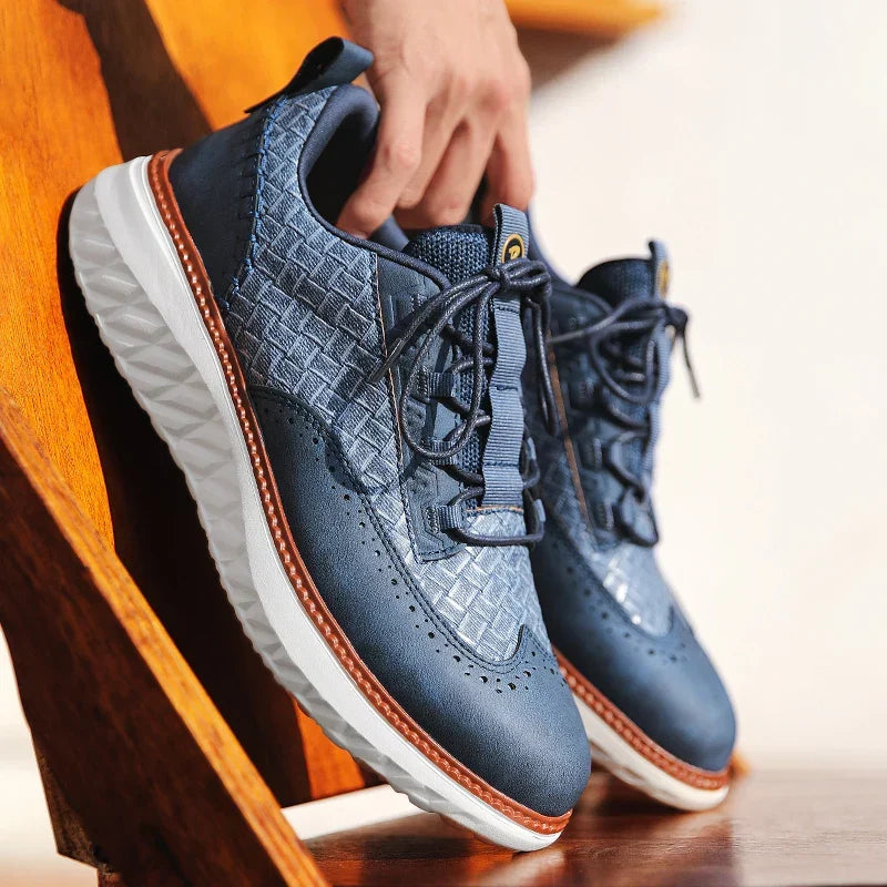 Logan Pierce Textured Sneakers