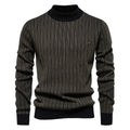 Ethan Cole Striped Cotton Sweater