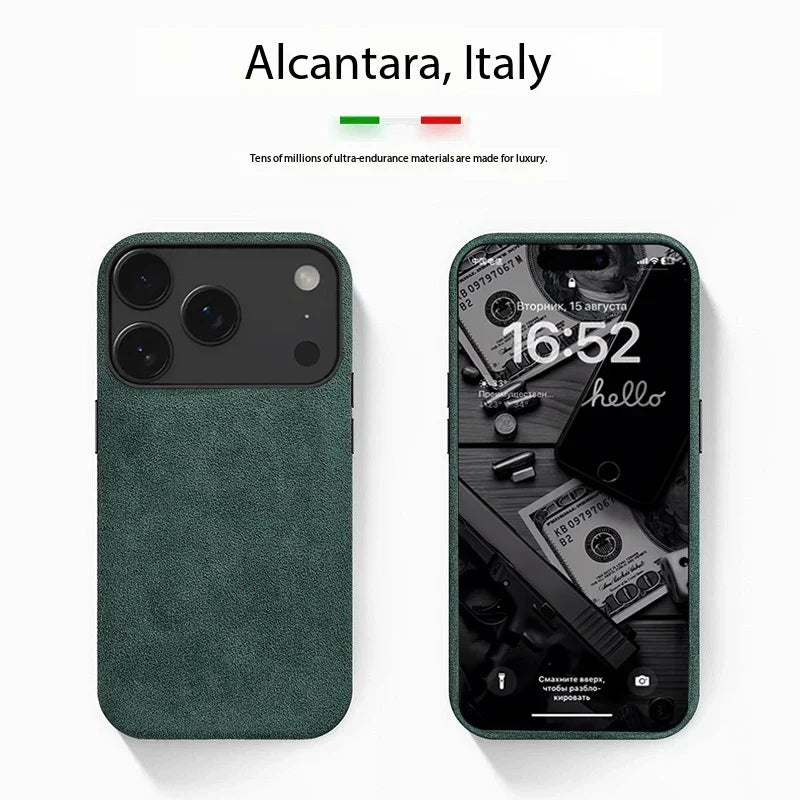 Milano Alcantara Case – iPhone 17 Series