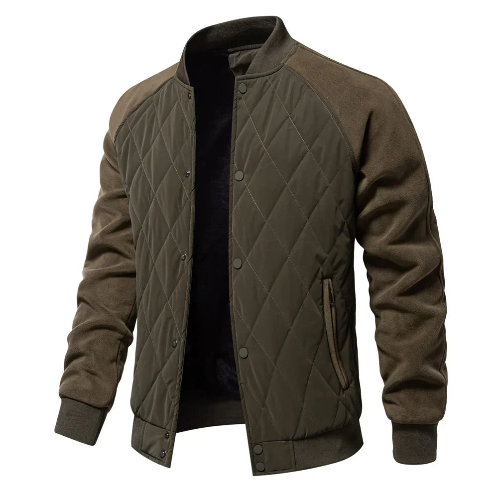 Ethan Cole Fleece Bomber Jacket