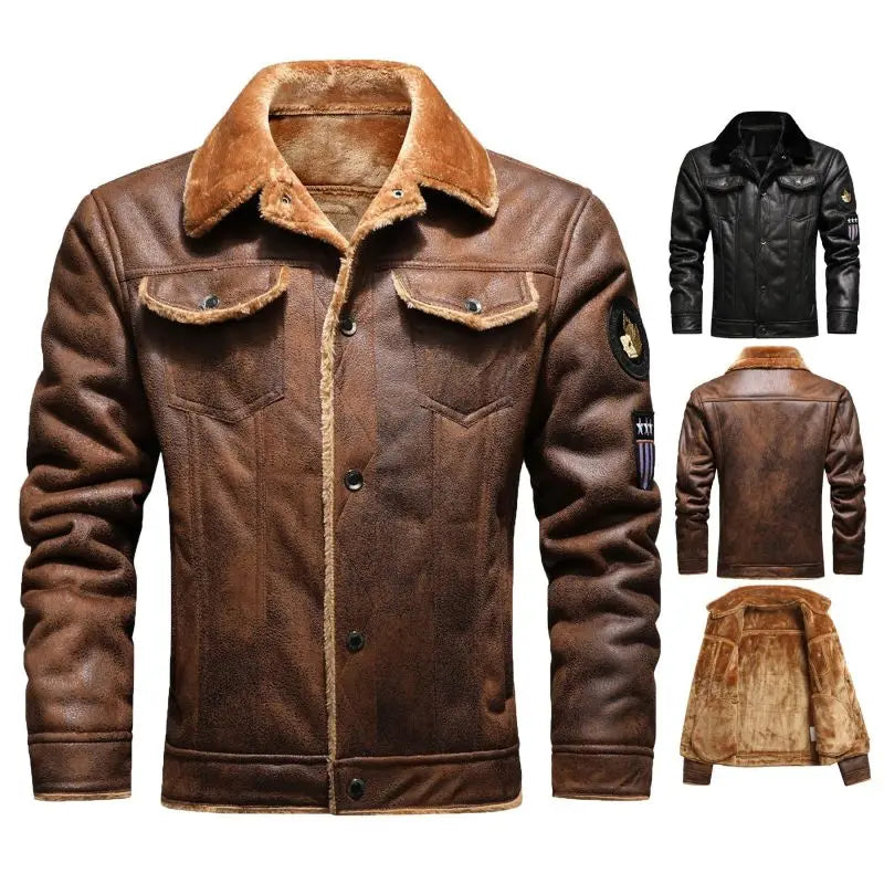 Heritage Shearling Leather Jacket