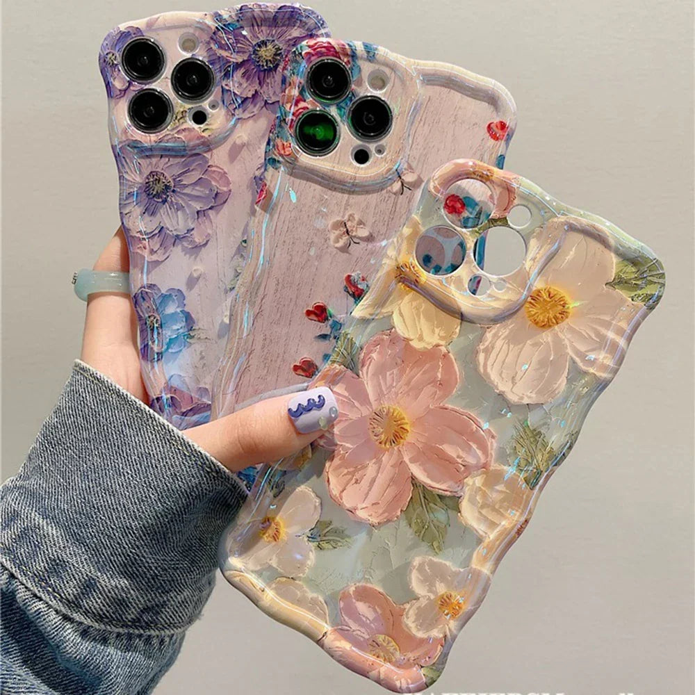 Gloss Floral iPhone Case