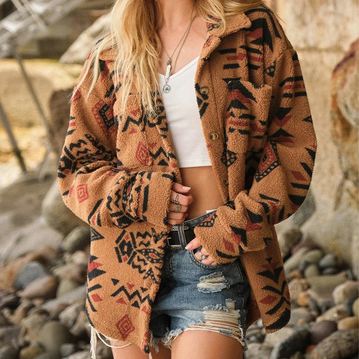 Camille Sherpa Jacket