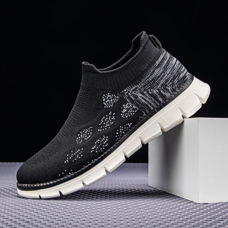 Logan Pierce Knit Sneakers