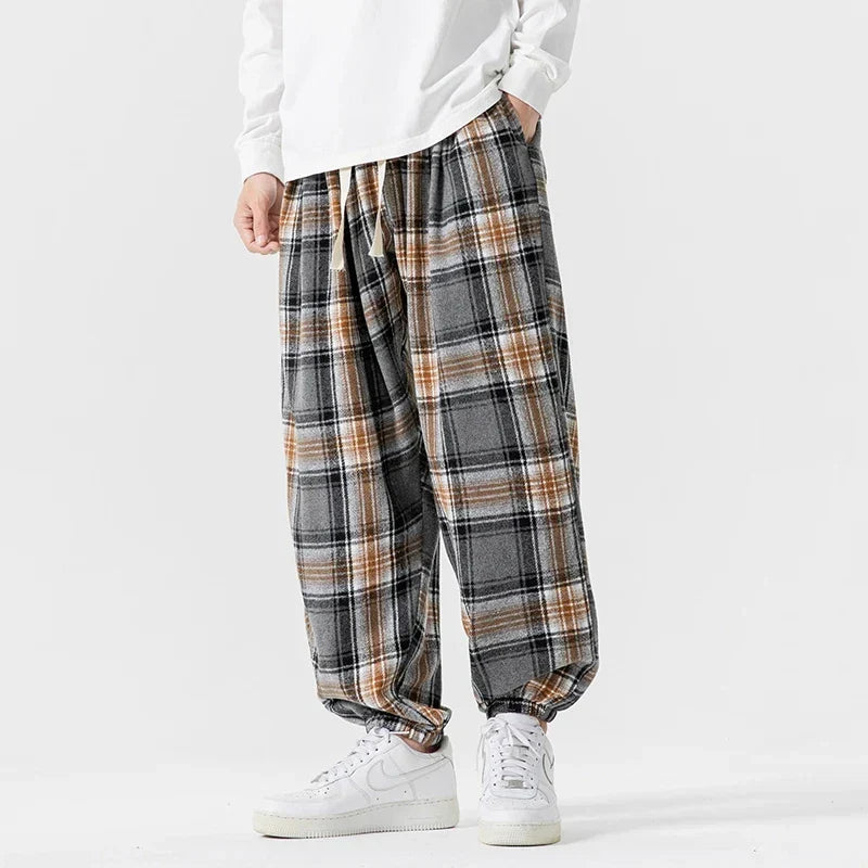 Dan Anthony Retro Plaid Joggers