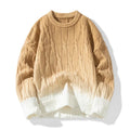 Nathaniel Brooks Cable Knit Wool Sweater